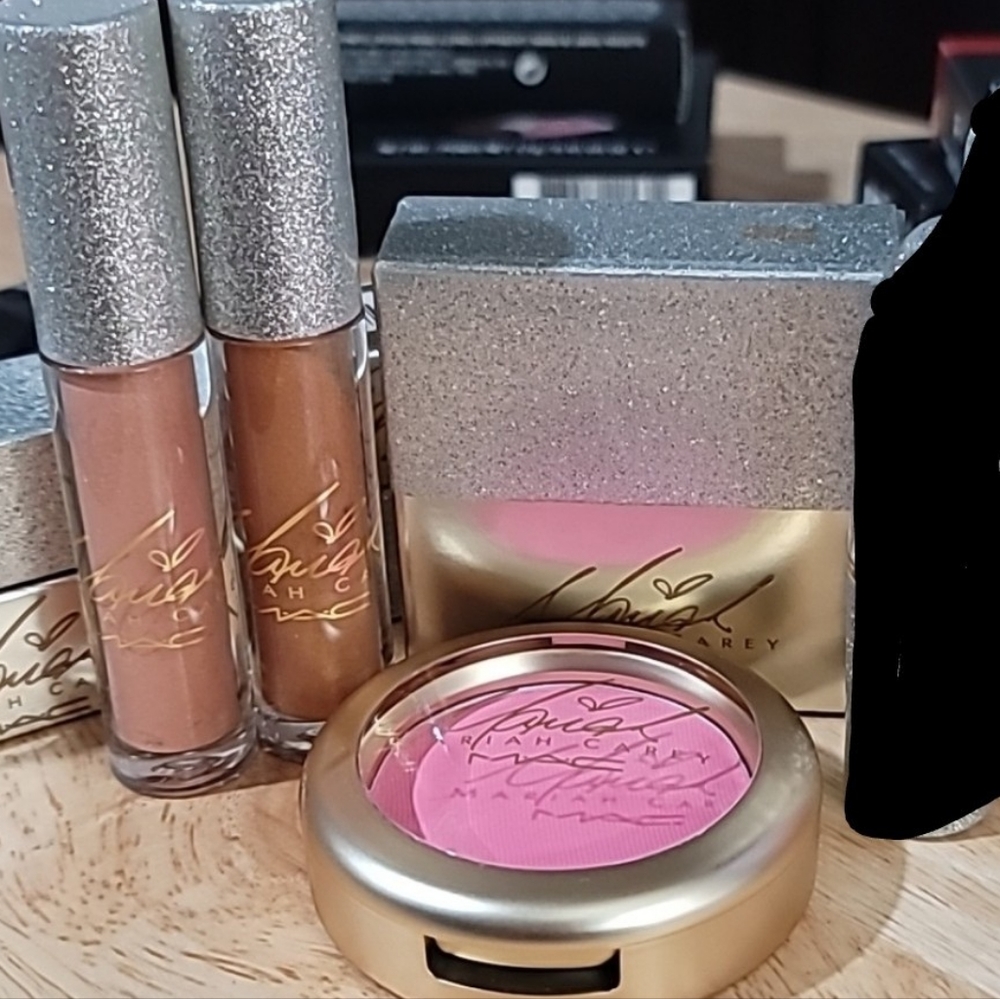 Mac Mariah Carey Blush You've Got Me Feeling & Lipglass Set of 3